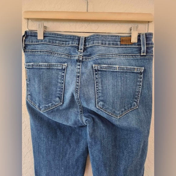 Paige Blue Distressed Jeans Size 27 Verdugo Ultra Skinny - Picture 7 of 7